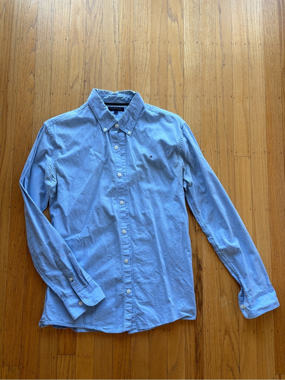 Tommy Hilfiger Light Blue Button-Down Oxford Kids